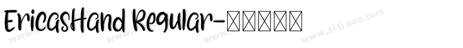 EricasHand Regular字体转换